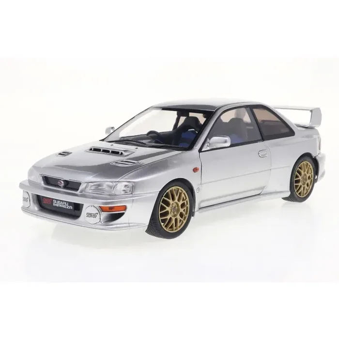1 18 subaru impreza 22b silver 1998