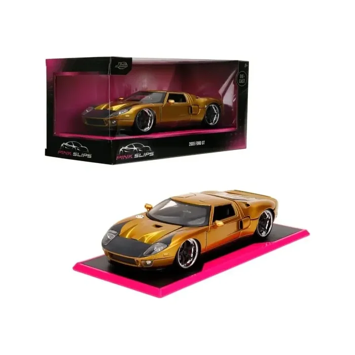 1 24 ford gt candy spanish gold pink slips 2005