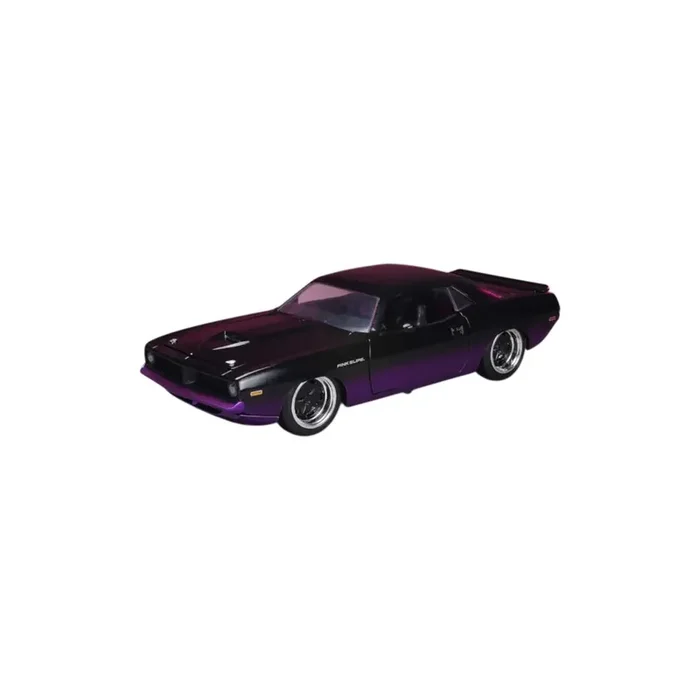 1 24 plymouth cuda candy purple pink slips 1973