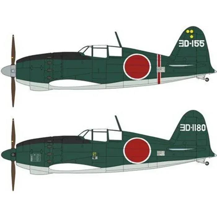 1/72 Mitsubishi J2M3 RAIDEN (JACK) TIPO 21 302nd Flying Group COMBO – Parte 2 (Dos kits en la caja)