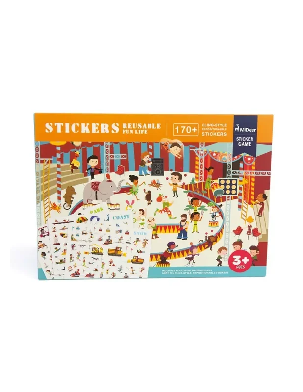 170 Stickers Reutilitzables – La Ciutat
