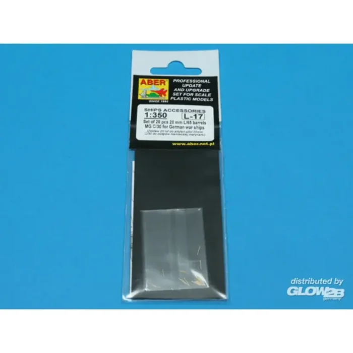 20 pcs 20 mm L/65 barrels MG C/30