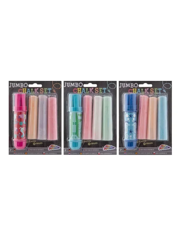 3 tizas grandes + portatizas