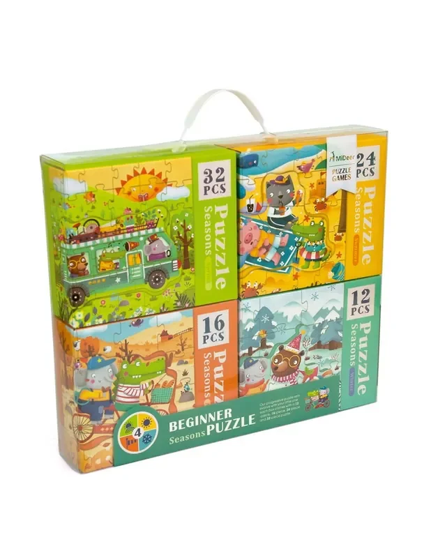 4 puzles progressius – Estacions