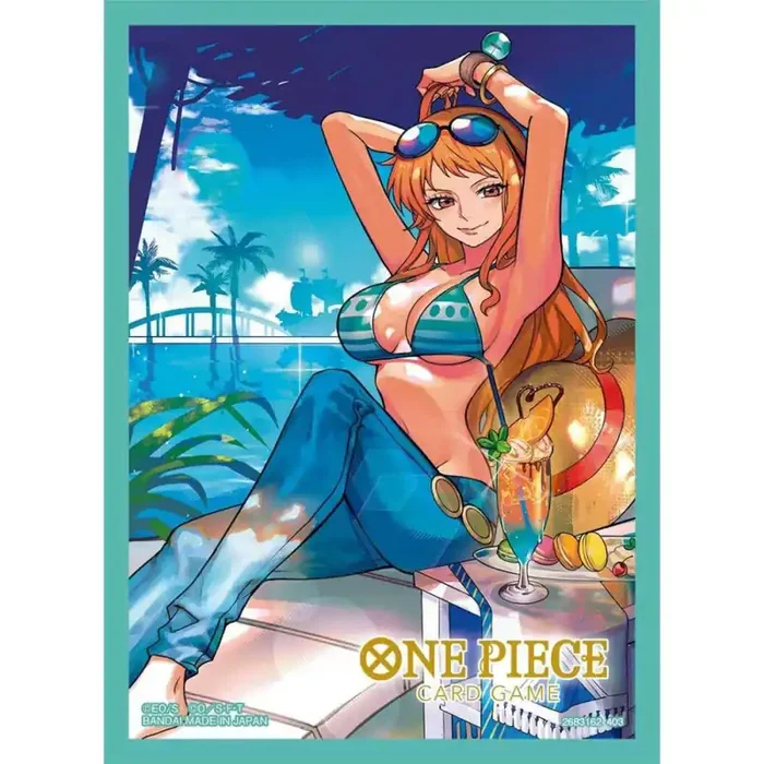 70 Fundas Oficiales Nami One Piece Card Game