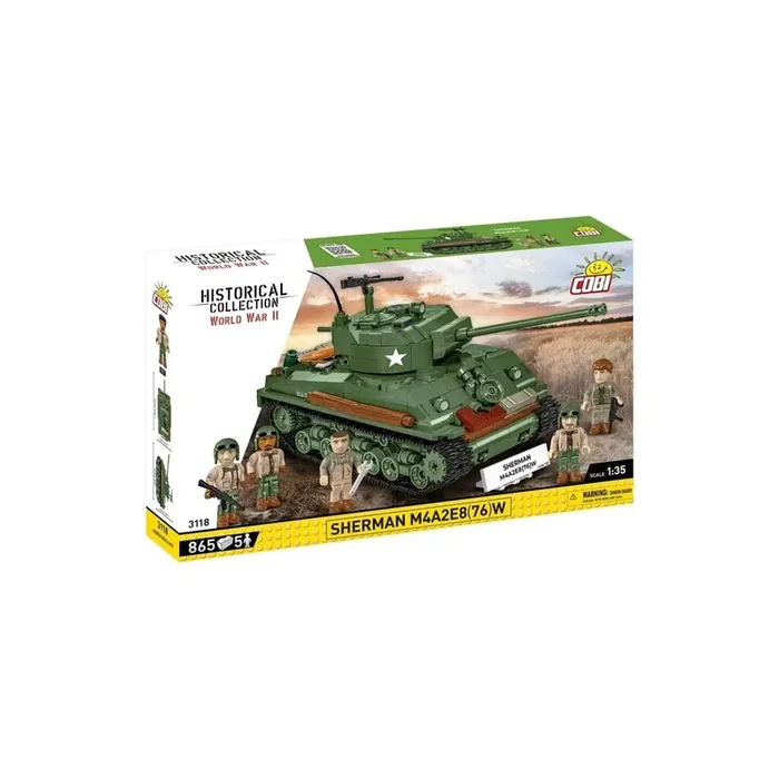 865 pcs hc wwii /3118/ sherman m4a2e8 (76)w
