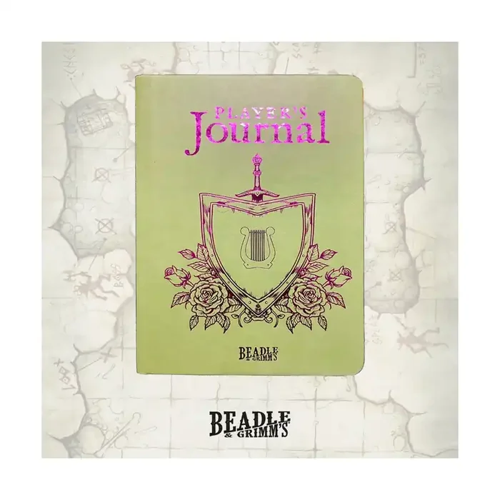 A5 Player‘s Journal Sage Green Shield Notebook *ENGLISH*