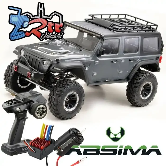 Absima Yucatan Crawler 1/8 4×4 CR1.8 6 Canales Luces RTR Gris Oscuro