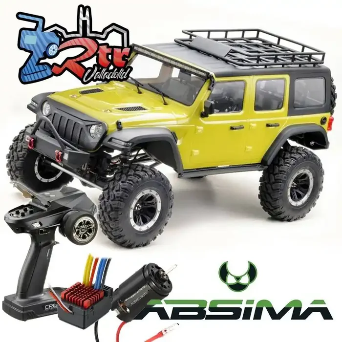 Absima Yucatan Crawler 1/8 4×4 CR1.8 6 Canales Luces RTR Lima Verde