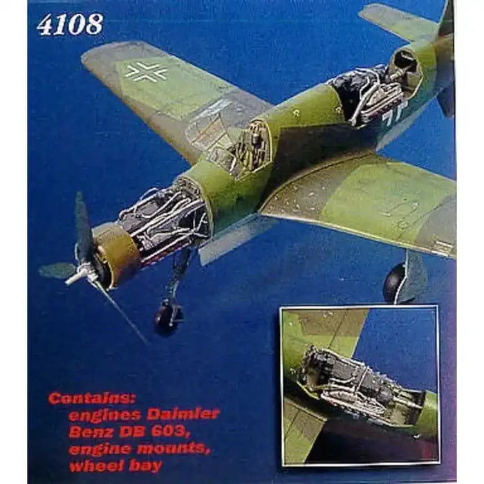 Accesorio Dornier Do 335A details (diseñado para ser ensamblado con maquetas de Tamiya)