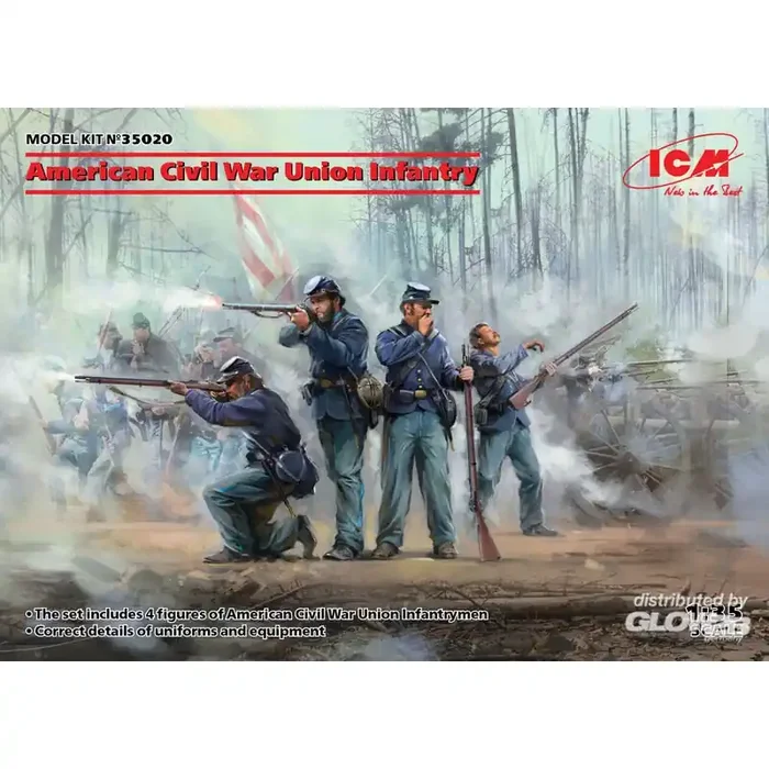 Accesorio ICM La Unión de Infantería de la Guerra Civil Americana en 1 35