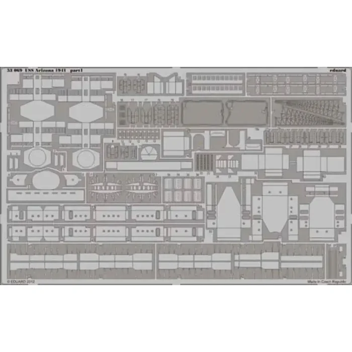 Accesorio USS Arizona 1941 (designed to be used with Hobby Boss kits)
