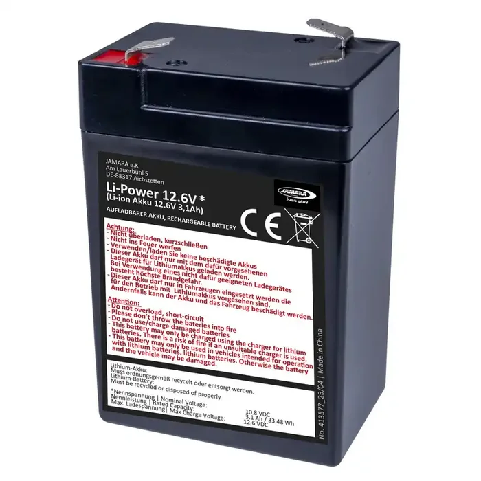 Accu Ride-on Li-Power 12.6 Li-Ion 10.8V 3.1Ah 33,48Wh