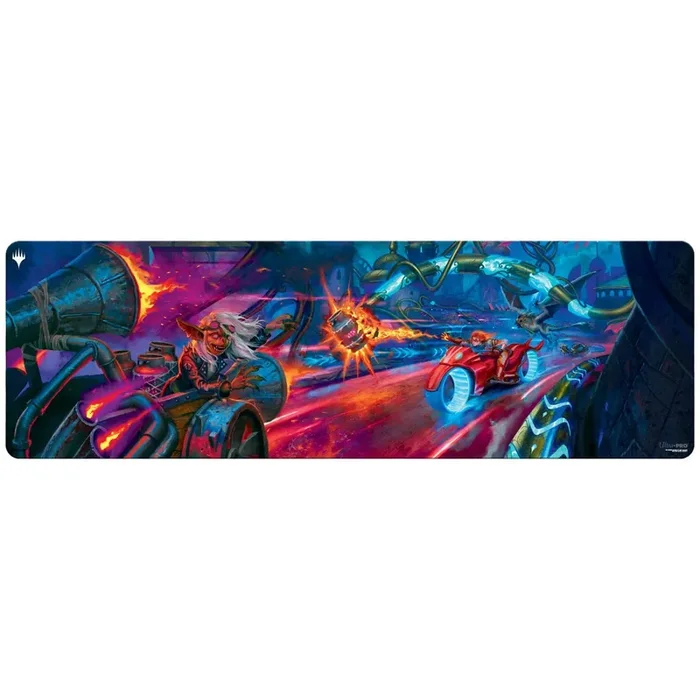 Aetherdrift Goblin vs Chandra Attack 8ft Table Playmat for Magic The Gathering