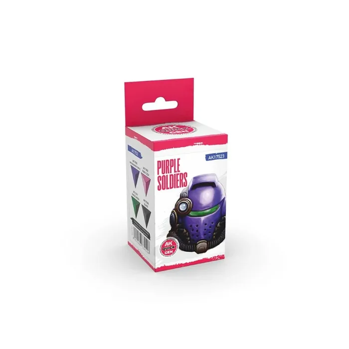 AK INTERACTIVE Acrylic paint PURPLE SOLDIERS (QUICK GEN SET)
