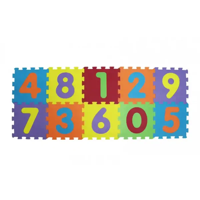 Alfombra de foam números