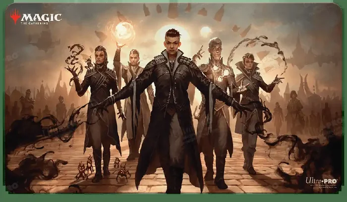 Alfombra de juego estándar del Mando Silverquill de Strixhaven para Magic The Gathering