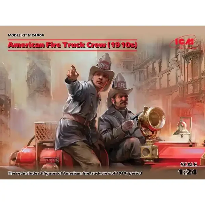 American Fire Truck Crew (1910) (2 figuras) (moldes 100% nuevos)