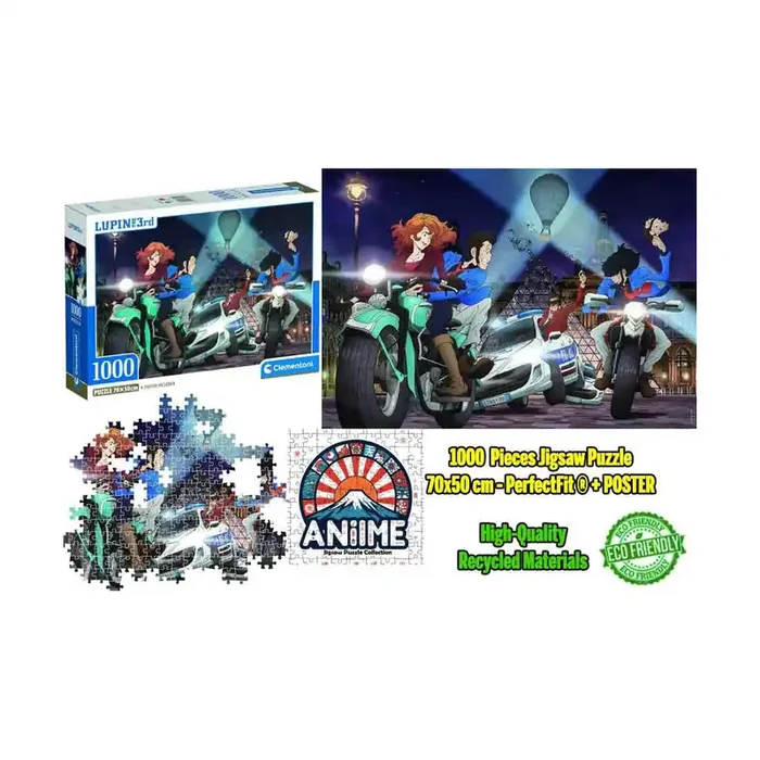 Anime Puzzle Collection upin The 3rd – Chase – Jigsaw Puzzle 1000 Pcs