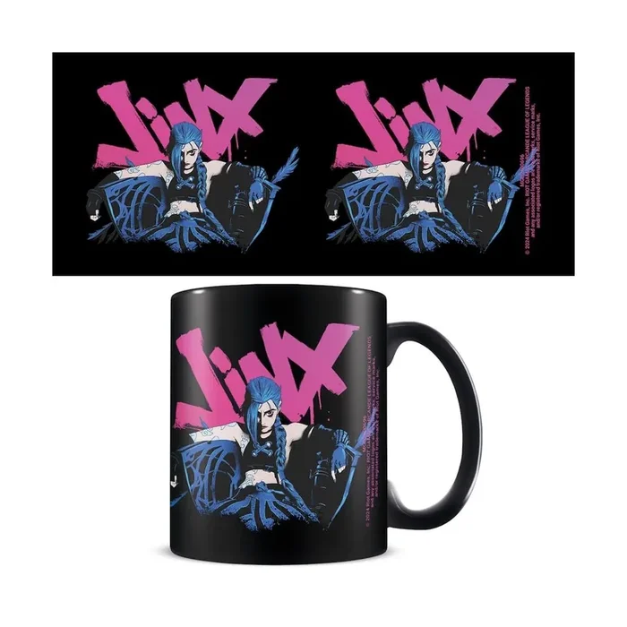 ARCANE – Jinx – Black Pod Mug 325ml