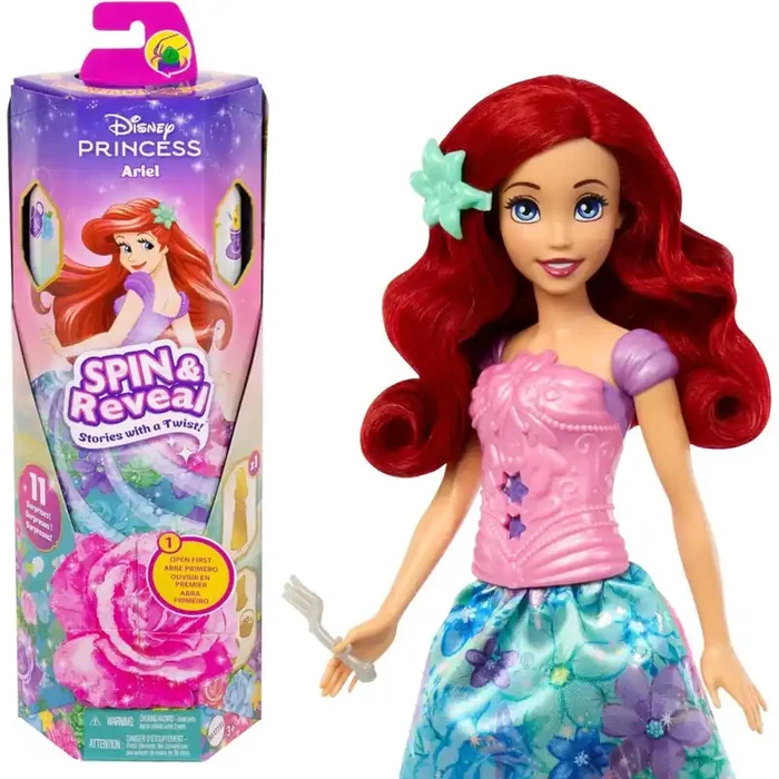 Ariel Princesas Spin & Reveal