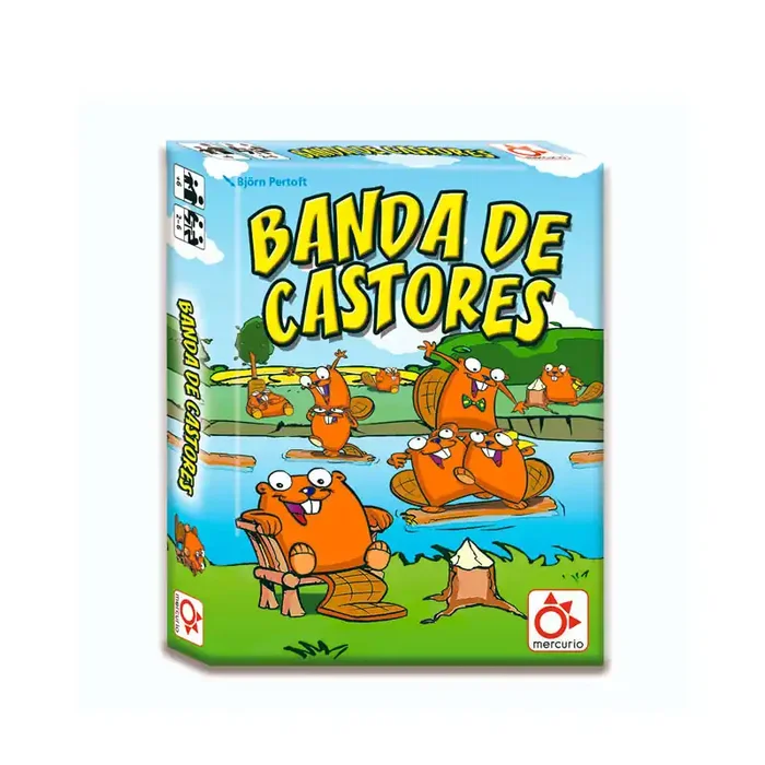 Atención + Observación + Memoria Banda de Castores – juego de cartas infantil para 2-6 jugadores