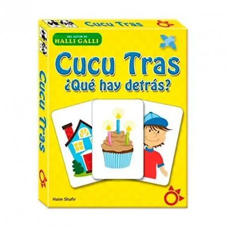 Atención + Observación + Memoria Cucu Tras ¿Qué hay detrás? – juego de cartas de memoria