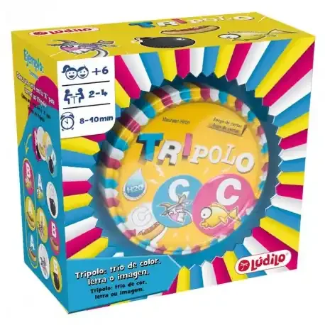 Atención + Observación + Memoria Tripolo – veloz juego de lógica para 2-4 jugadores