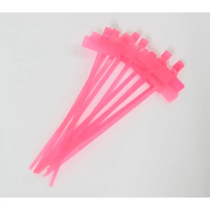 Attache de câblem. Revêtement Feld rouge 100×2,5 UE10