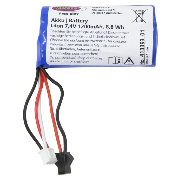 Batería Camión volquete Mercedes-Benz Arocs Metal 1 20 2,4GHz Li-Ion 7,4V 1200mAh 8,88Wh