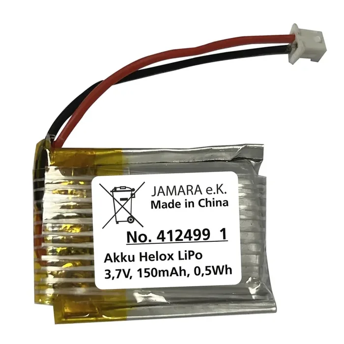 Batterie Helox Lipo 3,7V 150mAh 0,55Wh