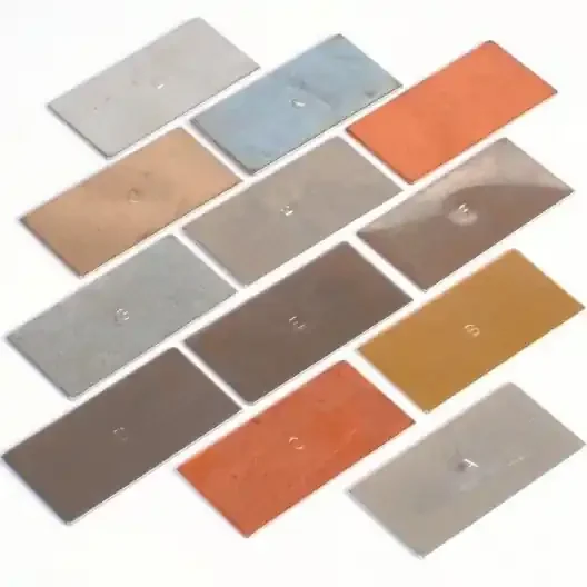 Biología + Química + Física Placas de metales para el aula