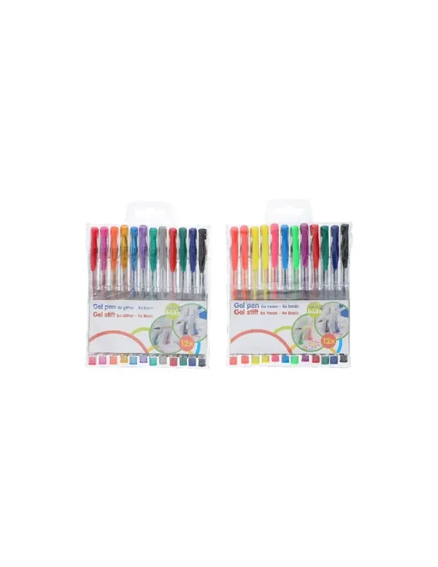 Bolígrafos de gel neón/metalizado