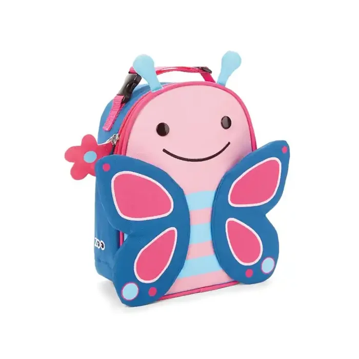 Bolsa porta alimentos zoo lunchies mariposa