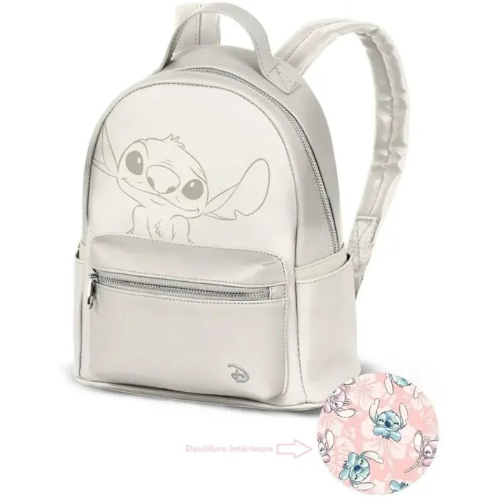 Bolsa STITCH – White – Fashion Backpack