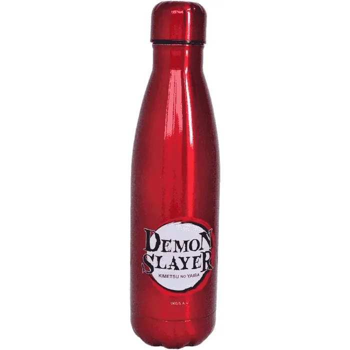 Botella de Metal Demon Slayer – Tanjiro & Giyu Isotérmica 500 ml