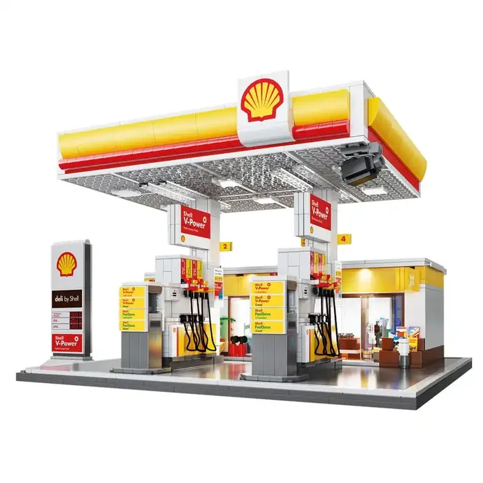 CaDA Shell Gasolinera con tienda y lavacoches Bricks