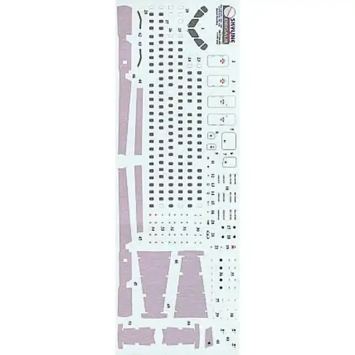 Calcomanía BAe 146/RJ85 Windows Stencilling Doors etc