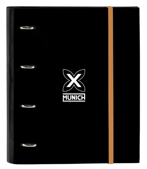 Carpeta 4 anillas Munich Lagoon Negra