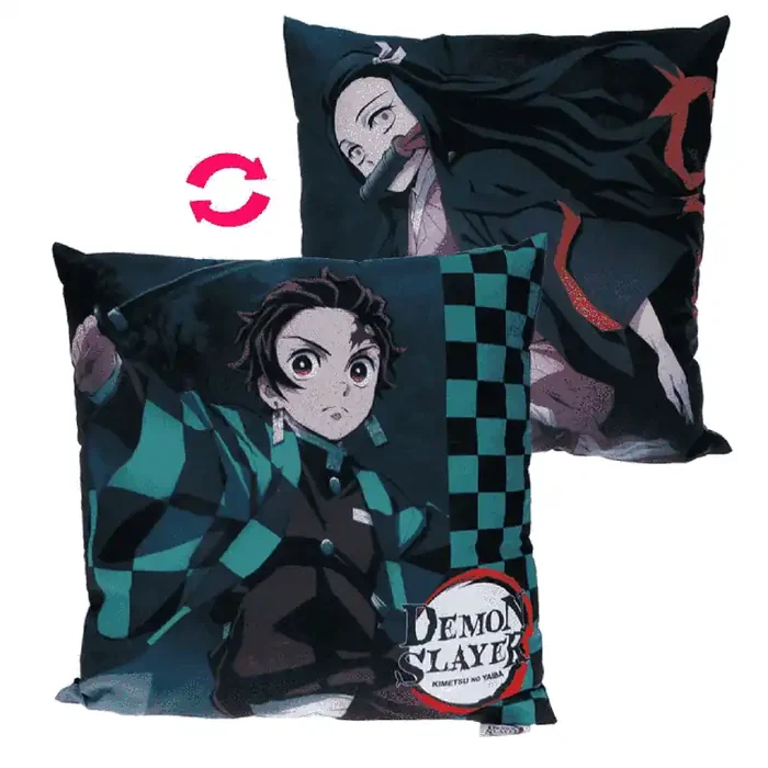 Cojín Demon Slayer Tanjiro y Nezuko 40×40