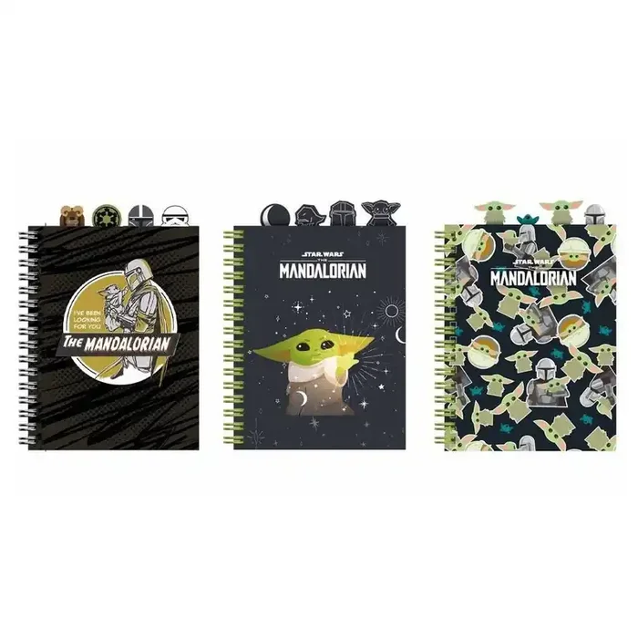 Cuaderno Espiral A5 MANDALORIAN con Divisores