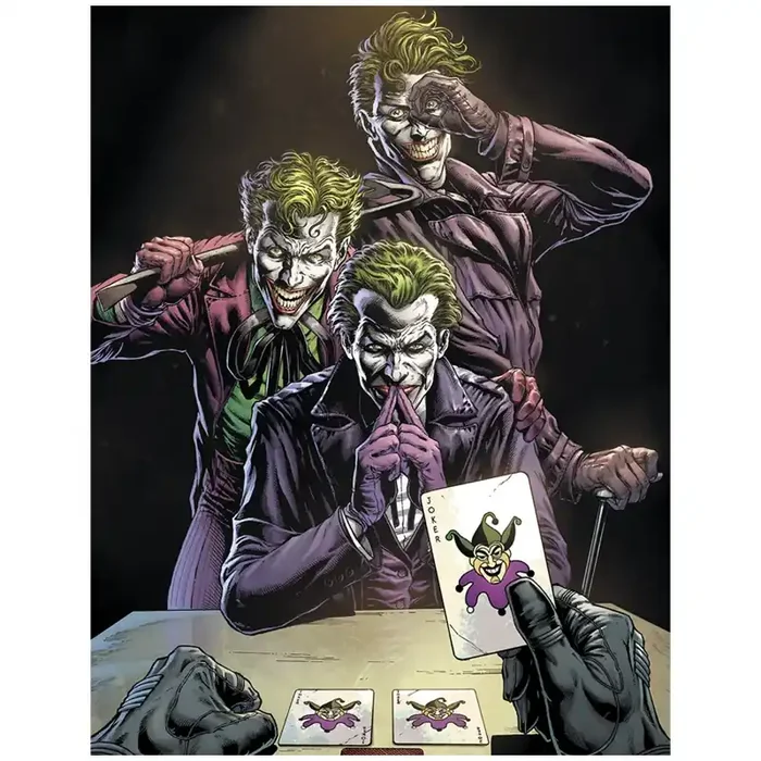 DC – Metal Plate Poster Metal Classix Three Joker