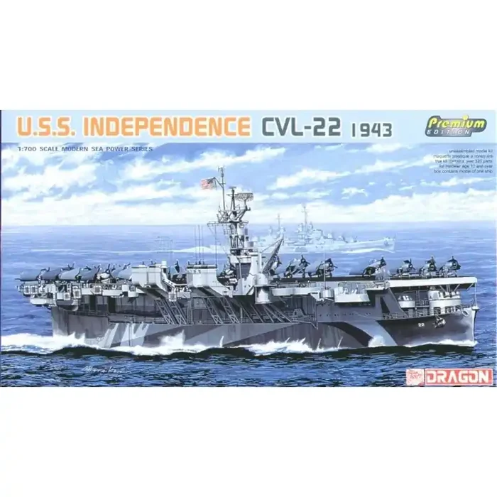 ¡De nuevo en existencia! USS Independence CVL-22 1943. O hace USS Monterey Ene 1944, USS San Jacinto 1944,