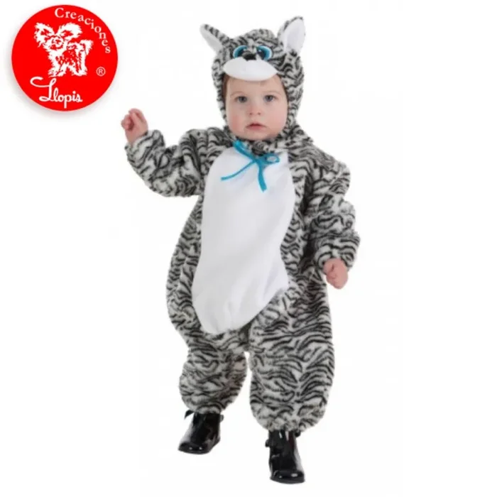 DISFRAZ BEBE GATO OJAZOS Talla (12 meses) traje invierno