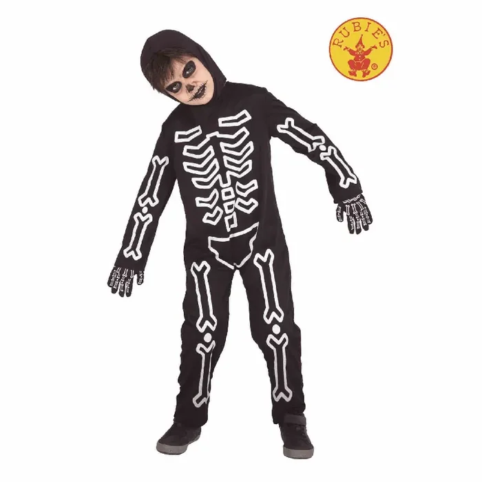 Disfraz Infantil Huesitos Glow In The Dark Talla 3 a 4 años