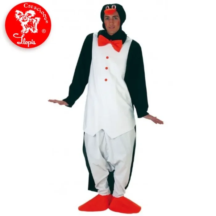 DISFRAZ PIJAMA ADULTO PINGÜINO Talla XL (50-52) 175 a 185 cm. (traje invierno)