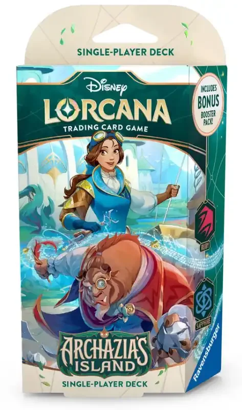 Disney Lorcana Archazia‘s Island Ruby & Sapphire Starter Deck