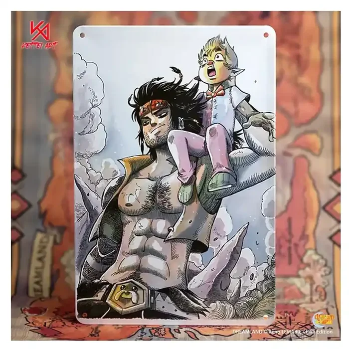 Dreamland – Mini Metal Plate Poster Metal