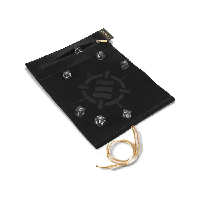 Enhance Tabletop Roll on a Scroll Dice Bag Black