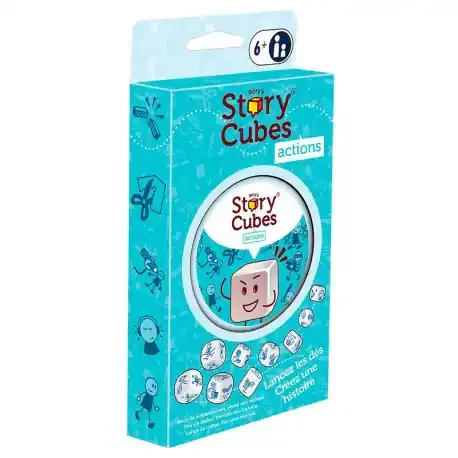 Escritura + Lectura + Idiomas Rory‘s Story Cubes Acciones – juego de dados de inventar historias en blister